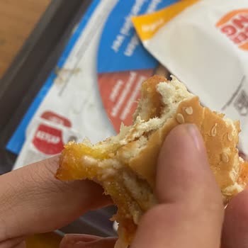Burger King Hamburger İçinden Kıl Çıktı