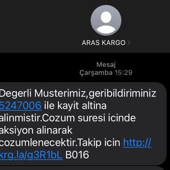 Trendyol'da Satıcıyım Aras Kargo Teslimat Sorunu