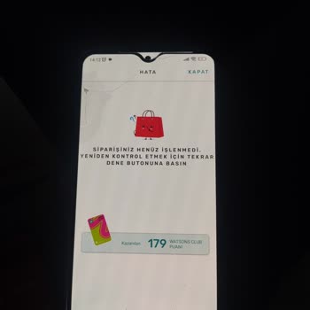 Watsons Sipariş İptal Edilmesi