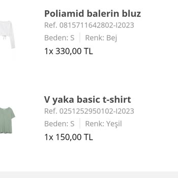 Eksik Ürün Gönderdi Stradivarius