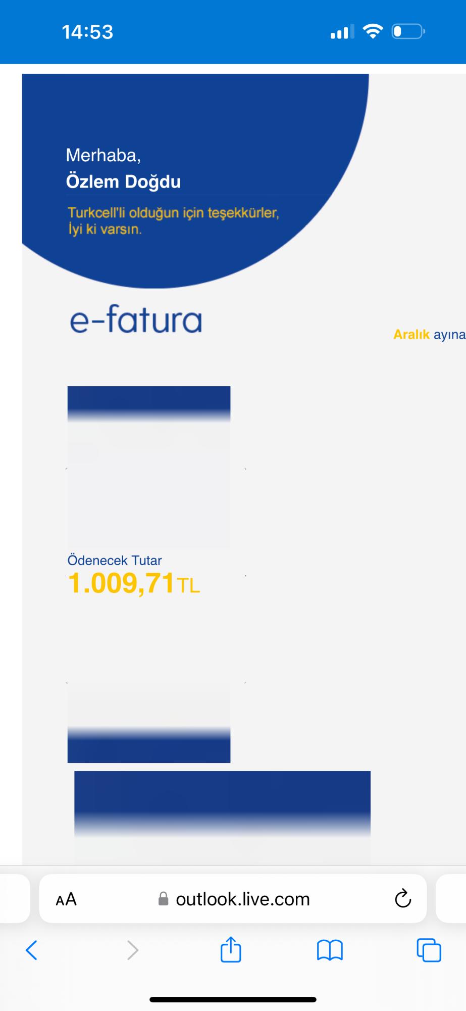 Turkcell Tl Lik Fatura Ikayetvar