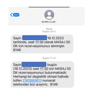 Kalitesiz Hizmet Sunan Shape Club