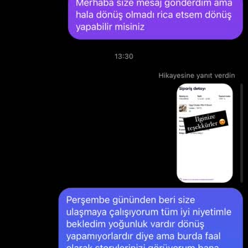 Filsporcomtr Yanlış Renk Ürün / Muhatap Bulamama