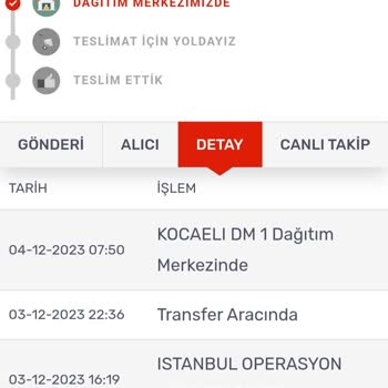 KARGOMsende Kargom Dağıtıma Çıkmıyor