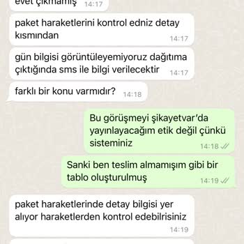 Kargoist Yanıltıcı Bilgi Paylaşıp Kargoları Zamanında Ulaştırmıyor