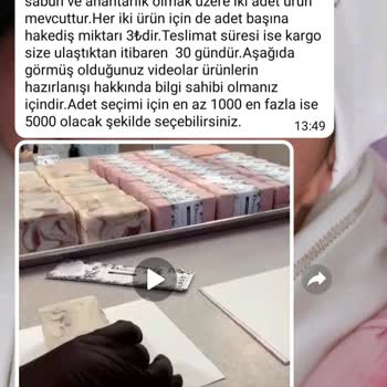 Regaip Ambalaj Önlem Amacıyla Paylaşıyorum