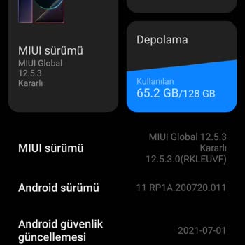 Xiaomi Cihazı Aldığım Tarihten Beri Güncelleme Gelmedi