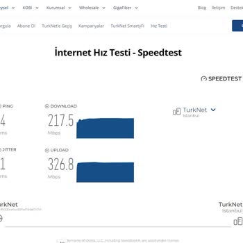 TurkNet 1000 Hız Vadediyor Ama Gerçekte Olan 217 Hız
