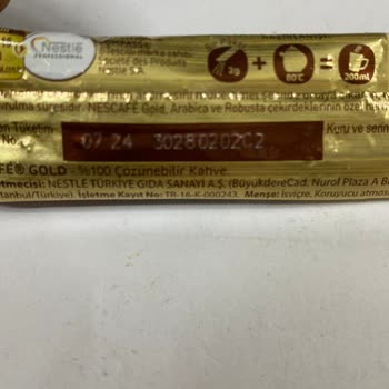 Nescafe Gold 2 Gr Kahve İçinden Çıkan Başka
