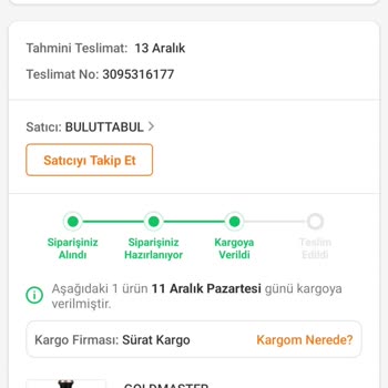 Trendyol İptal Edilen Ürün