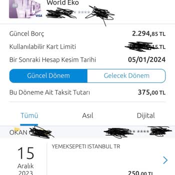 Yapı Kredi Worldcard Kampanyaya Uymama