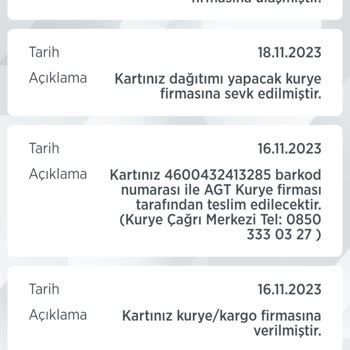 AGT Kurye Kargoyu 1 Ayda Teslim Edememesi