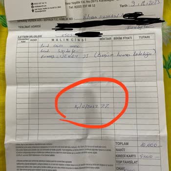 Dekortif Defalarca Teslimat Tarihi Erteleme