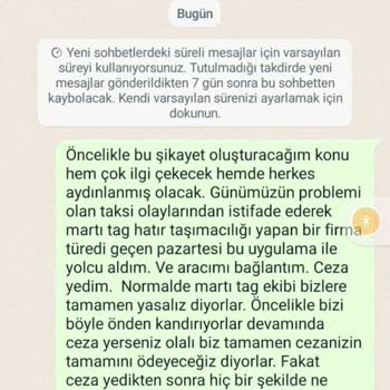 Martı Tag Cezaları Ödemiyor. Söylemleri Asılsız