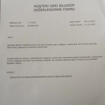 Boyner Cat Bot Rengi Değişti