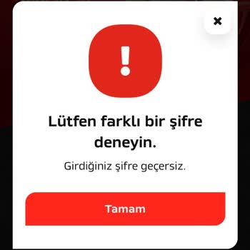 Nescafe Kod Geçersiz Uyarısı