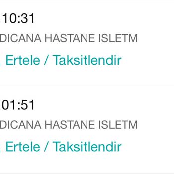 Medicana Hospitals Hatalı Yapılan İşlem