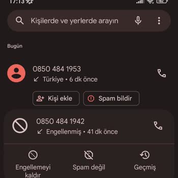 0850 484 19 53 Bu Hat Sürekli Arıyor Şikayetçiyim