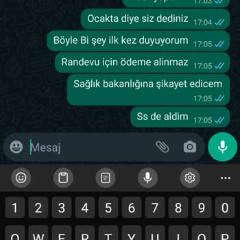 Dr. Mustafa Tan Klinik Sağlık Randevu Sistemiyle İlgili Şikayet