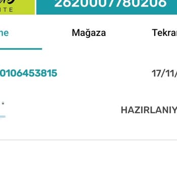 Watsons Ürünüm Elime Ulaşmadı.