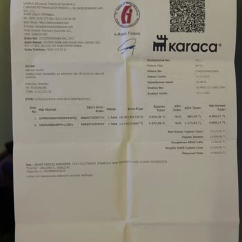 İstinyePark Karaca Mağazası Teslimat