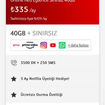 Vodafone 2. Dönem Kampanyası Diyerek Tarifeyi Değiştirdi
