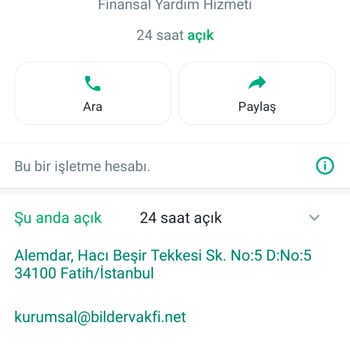 Bilder Vakfı (Burs Başvurusu) Yanıltıyor