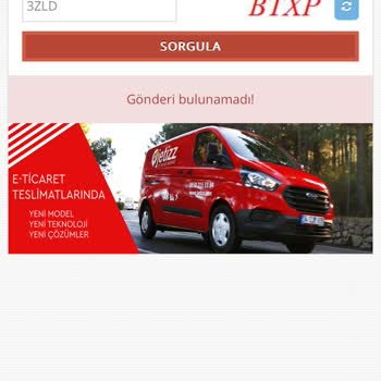 Jetizz Gönderi Bulunamadı Diyor