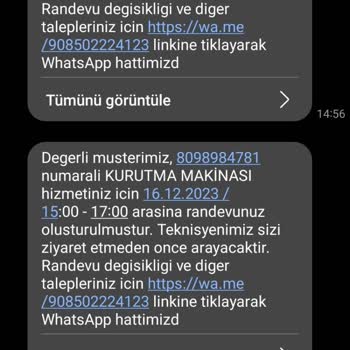 Vestel Servis Randevusunda Hayal Kırıklığı
