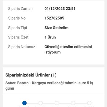 Carrefour SA Baroto Verdiğim Lastik Siparişini 15 Gündür Göndermiyor