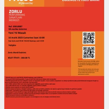 Zorlu PSM Zorlu Yeni Yıl Masalı Çok Kalabalık