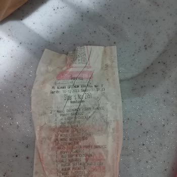 Popeyes Paket Ürünün Eksik Ve Dökülmüş Olması