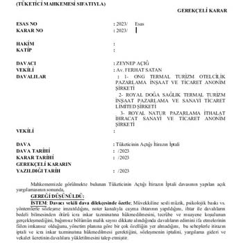 ONG Turizm Yalova Termal Devremülk Mağduriyeti Şikayeti Ve Çözümü