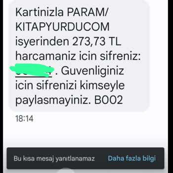 Kitapyurdu Ödeme Yapılmasına Rağmen Sipariş Oluşturulmadı