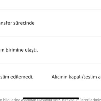 Yurtiçi Kargo 7/24 Açık İş Yerime Teslim Seçtiğim Ürün Teslim Edilemedi Gözüküyor