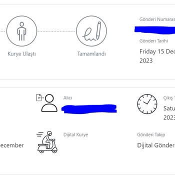 Dijital Kurye Teslimat Tarihlerine Uymuyor
