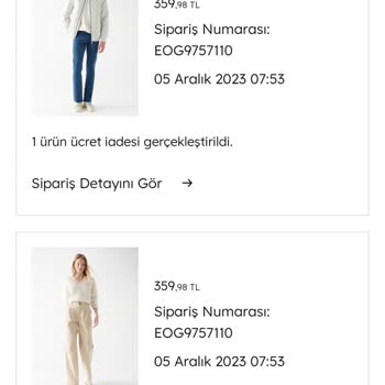 Mavi. Com Ücret İademin Hediye Çekine Dönüşmesi Eziyeti