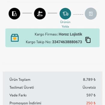 Vivense Ürün Teslim Edilmedi