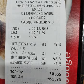 Şok Marketler Bistro Kurabiye Ambalaj İçinde Eksik