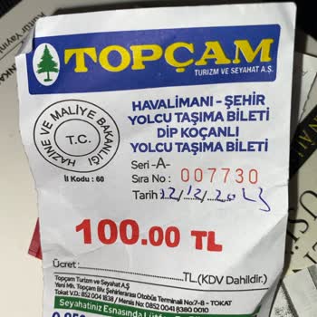 Tokat Havalimanı Ulaşım Ücreti Fazlalığı