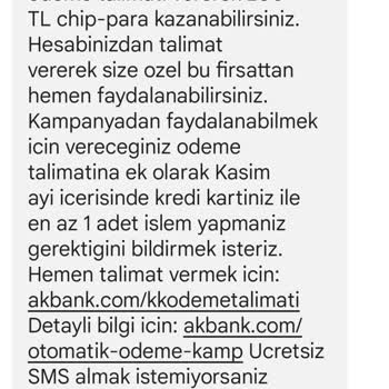 Akbank Chip Paramı Vermedi