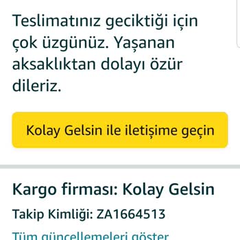 Amazon Kargom Çok Gecikiyor