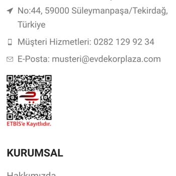 Evdekor Plaza Sahte Bir E Ticaret Sitesi