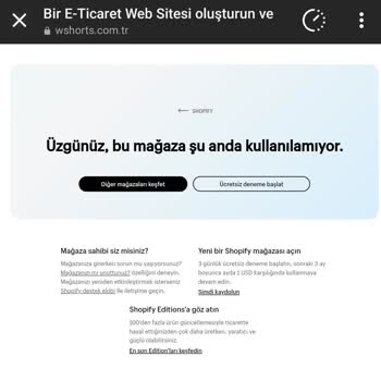 Wshorts.com.tr Aldığım Ürün Elime Ulaşmadı Ve Sitesi Kapandı