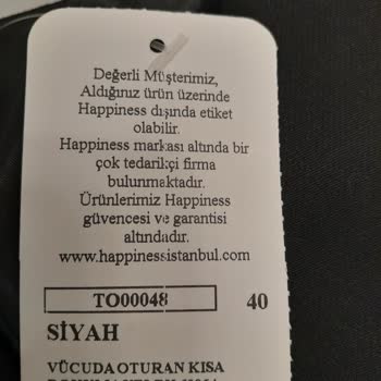 Happiness İstanbul (Trendyol) Hapiness İstanbul Güven Vermiyor