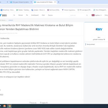 Rhy.net Siteye Giriş Yapılamıyor Ve Müşteri Hizmetleri Cevap Vermiyor