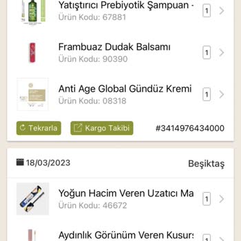 Yves Rocher Yanlış Ürün Gönderimi