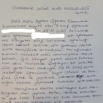 Gaziemir Uğur Kurs Kayıt İptali Uğur Dijital Sorunu