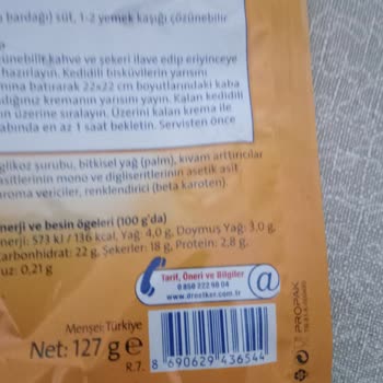 Dr. Oetker Bozuk Ürün Zehir Gibi