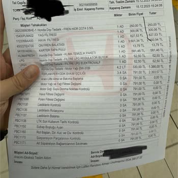 Mutluhan Otomotiv Yetkili Servis Deneyimim Ve Yaşadığım Sorunlar